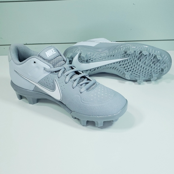 Nike Other - NIKE Alpha Huarache Varsity Low MCS AO7959-004  Gray cleats Men's 6.5 Women's 8